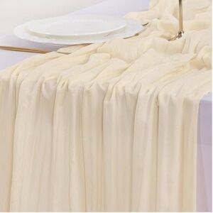 Elegant Cream Table Runner